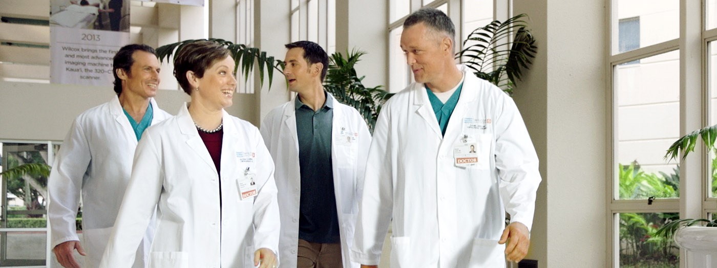 a group of doctors on duty